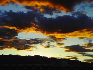 Sunset over the Playa