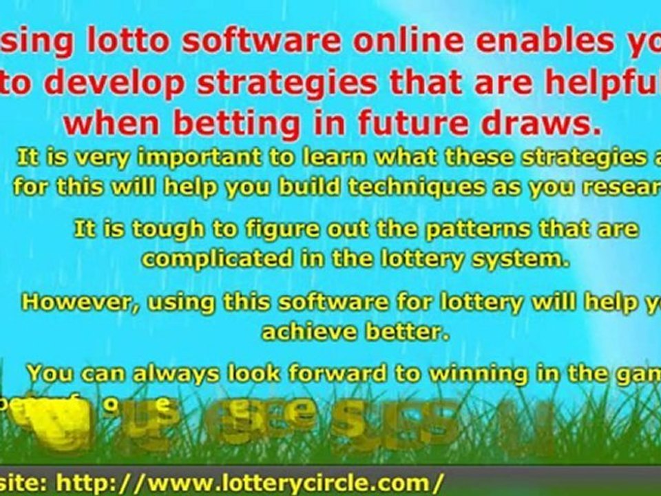 Lotto Software- Good Tool to Use in Lotto Games