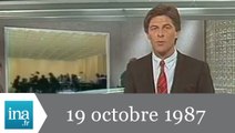 20h Antenne 2 du 19 octobre 1987 - Krach boursier à New York - Archive INA