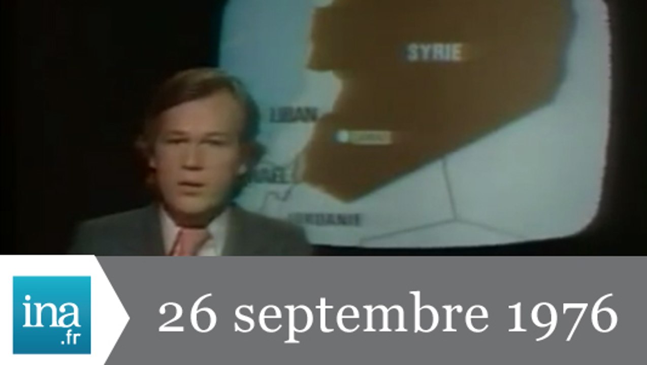 20h Antenne 2 du 26 septembre 1976 - Archive INA
