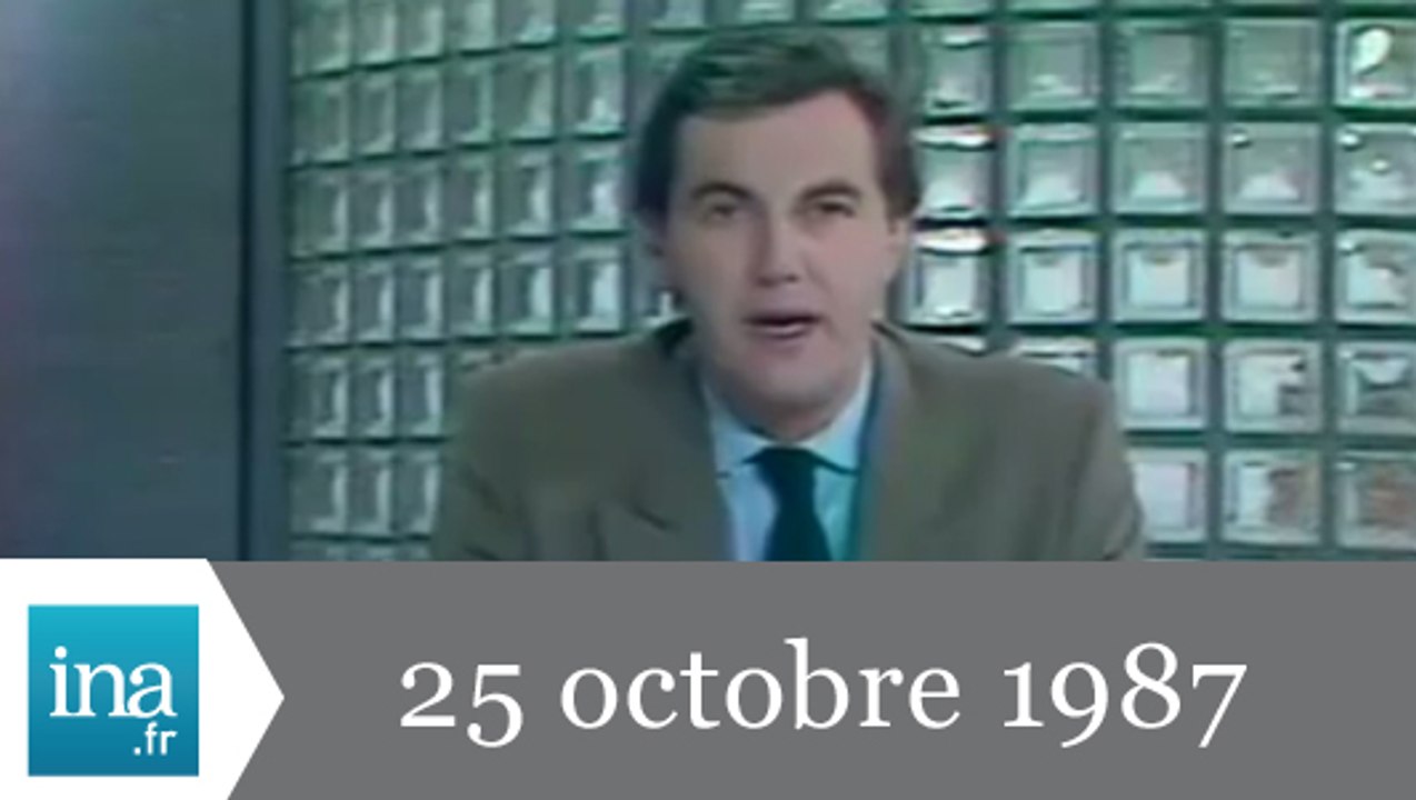 20h Antenne 2 du 25 octobre 1987 - Etat d'urgence à Tahiti - Archive INA