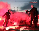 Des manifestants bloquent la gare de Thionville