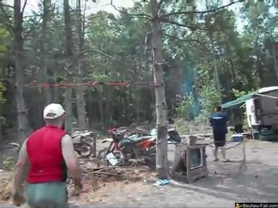 Beer catapult FAIL
