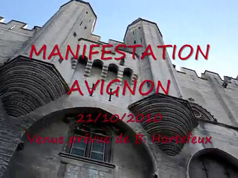 Avignon Manif retraites 21 octobre 2010