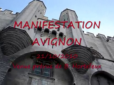 Avignon Manif retraites 21 octobre 2010