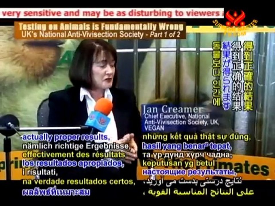 Testing on Animals is Fundamentally Wrong - P1/2