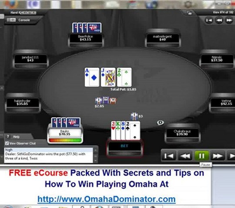 Can You Cheat at Omaha Poker?  Win HUGE Pots!