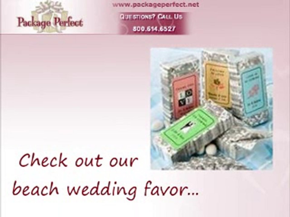 Personalized Wedding Favors