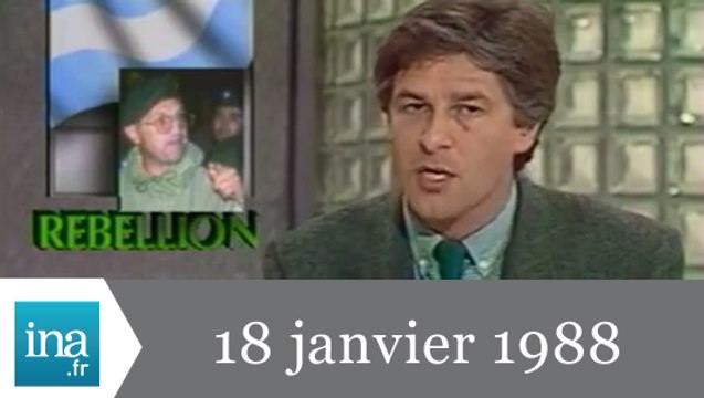 20h Antenne 2 du 18 janvier 1988 - Archive INA