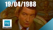 20h Antenne 2 du 19 avril 1988 - Mort de Pierre Desproges - Archive INA
