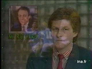 20h Antenne 2 du 10 mai 1988 - Michel Rocard 1er Ministre - Archive INA