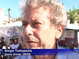 Iranian asylum seekers on hunger strike in Greece