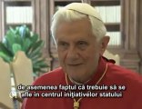 Benedict al XVI-lea: Familia trebuie să fie în centru