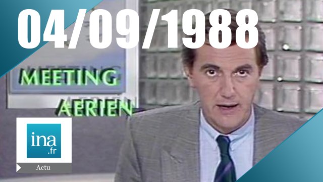 20h Antenne 2 du 4 septembre 1988 | Archive INA