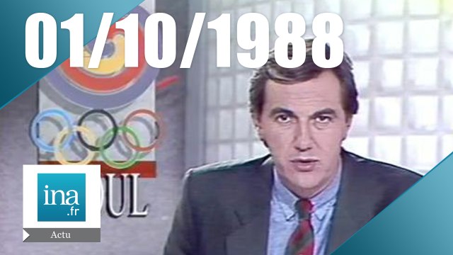 20h Antenne 2 du 1er octobre 1988 - Clôture des Jeux Olympiques de Séoul | Archive INA