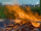 Blocus à l'aéroport de Nantes