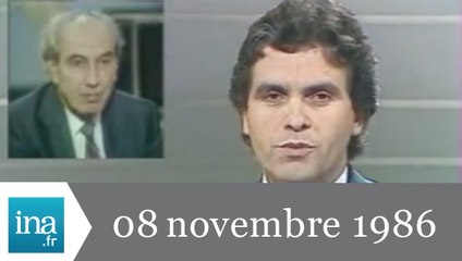 20h Antenne 2 du 08 novembre 1986 - Artur London est mort - Archive INA