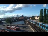 Stockholm, capitale de la Suède, tranquille, à vélo