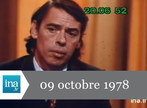 20h A2 du 9 octobre 1978 - Jacques Brel est mort - Archive vidéo INA