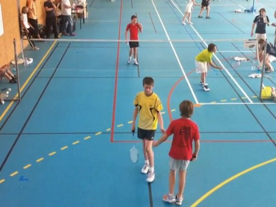 Coupe Jeunes Doubles n°1 octobre 2010 - 1/4 Finale Minimes