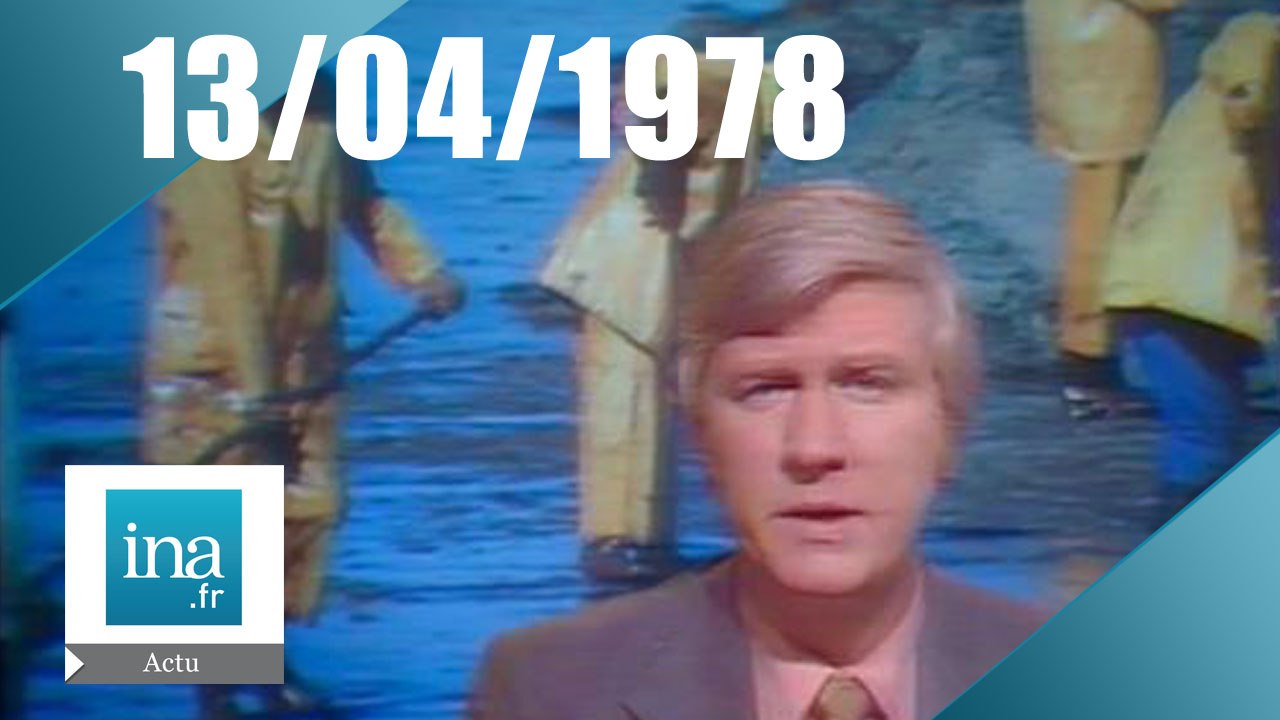 20h Antenne 2 du 13 avril 1978 - Marée noire de l'Amoco Cadiz - Archive INA