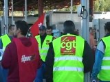 Retraites: Les syndicats en action (Languedoc Roussillon)