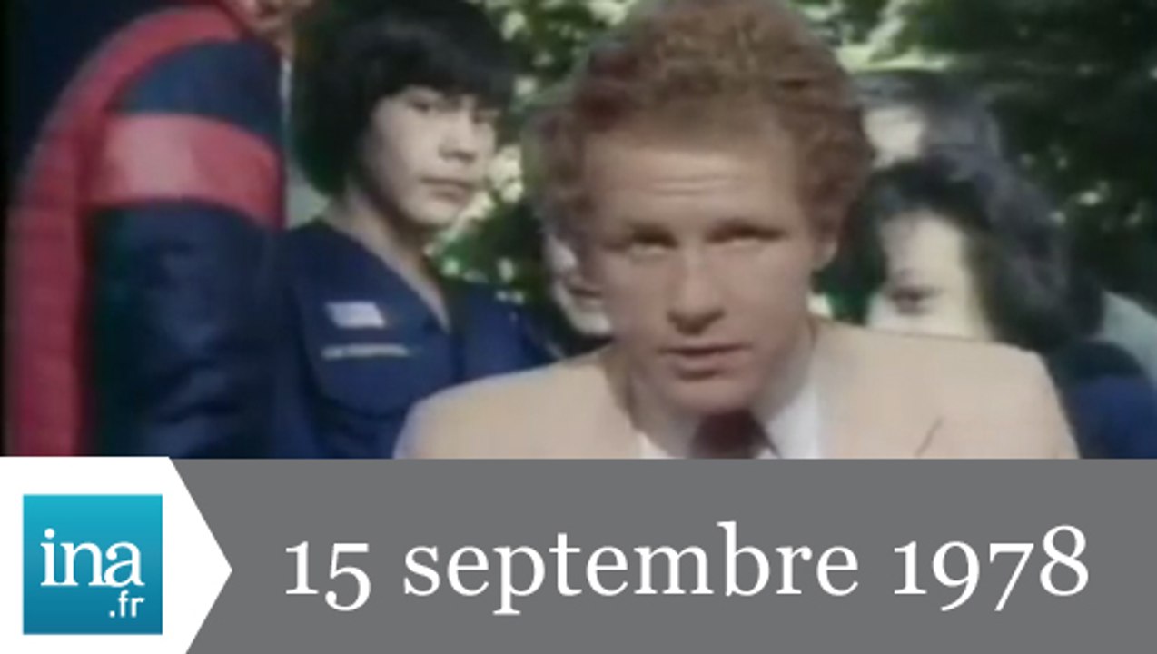 20h Antenne 2 du 15 septembre 1978 - rentrée des classes - Archive INA