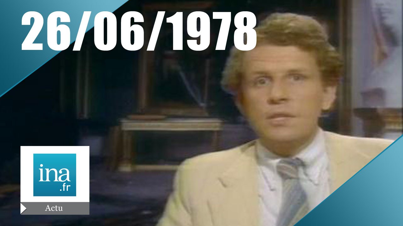 20h Antenne 2 du 26 juin 1978 - Attentat au Château de Versailles | Archive INA