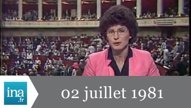 20h Antenne 2 du 02 juillet 1981 - Archive INA
