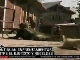 Continúan enfrentamientos entre ejército y rebeldes en Cachemira