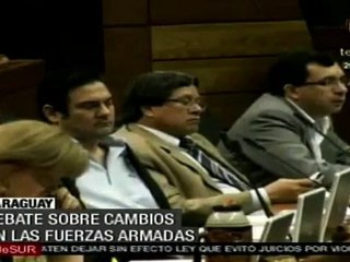 Debate en Paraguay sobre cambios en fuerzas armadas