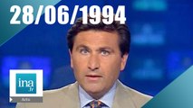 20h France 2 du 28 juin 1994 - Bernard Tapie perd son immunité parlementaire | Archive INA
