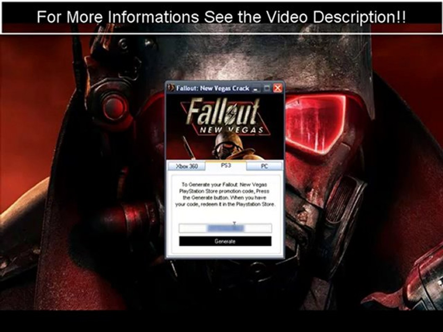Fallout New Vegas Crack Free Download On Xbox 360 Ps3 Pc Video Dailymotion