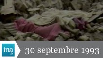 20h France 2 du 30 septembre 1993 - Tremblement de terre en Inde - Archive INA