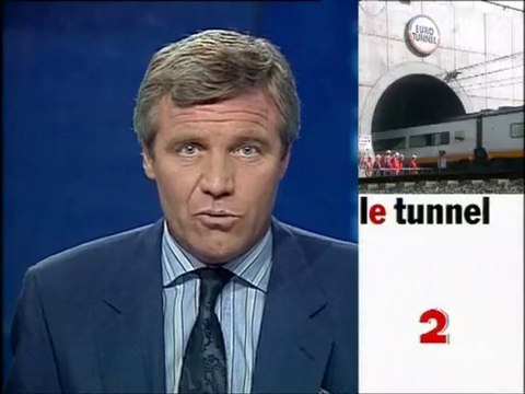 20h France 2 du 10 décembre 1993 - Eurotunnel - Archive INA