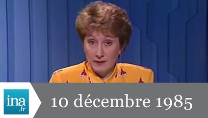 Soir 3 du 10 décembre 1985 - Le Prix Nobel contesté - Archive INA