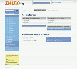 Démonstration : Commande d'une carte déja enregistrée