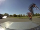 Roro et Juju, roller au skatepark de Chateauroux