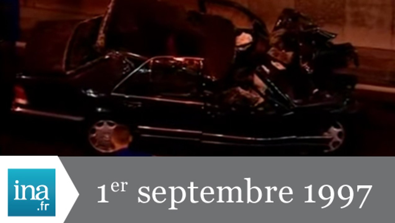 20h France 2 du 1er septembre 1997 Mort de Lady Diana - archive INA