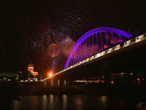 Inauguration du pont Confluences, le vendredi 15 octobre