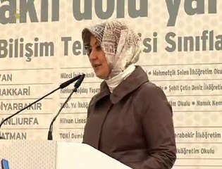 Bayan Gül, 22 Bilişim Teknoloji Sınıfı'nın Açılışını Yaptı