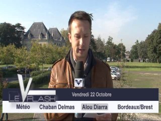 Le Flash de GirondinsTV du vendredi 22 octobre