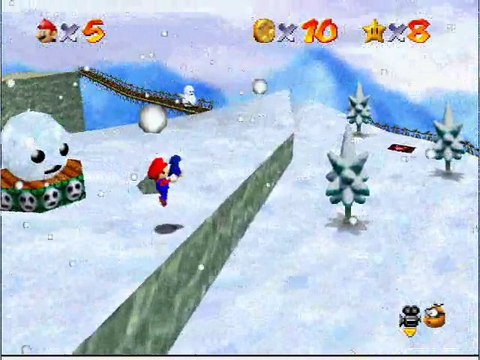 Super Mario 64 WT 4 Bowser des ténébres et l'envol de mario