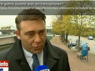 Denis Ducarme Flamandisation de l'Armée et base de Florennes