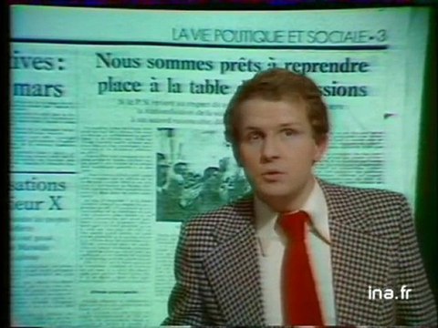 Ja2 20h : émission du 04 novembre 1977