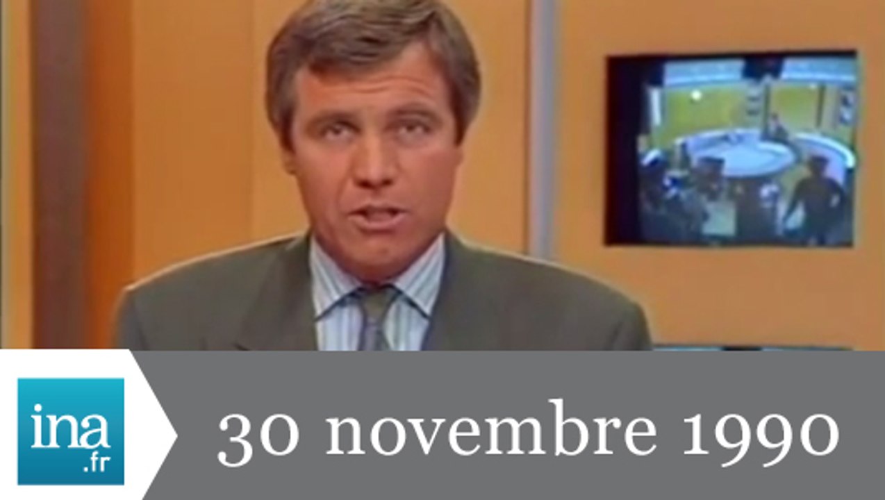 20h Antenne 2 du 30 novembre 1990 - l'ONU contre l'Irak - Archive INA