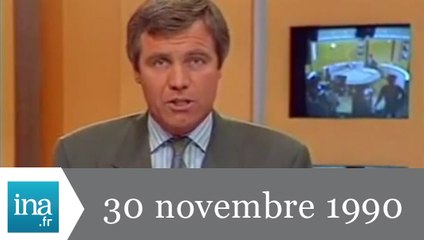 20h Antenne 2 du 30 novembre 1990 - l'ONU contre l'Irak - Archive INA