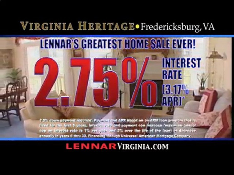 Fredericksburg, Virginia Lennars Greatest Home Sale Ever!