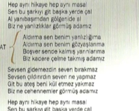 İBRAHİM TATLISES - BİZ NE AYRILIKLAR GÖRMÜŞ ADAMIZ!..