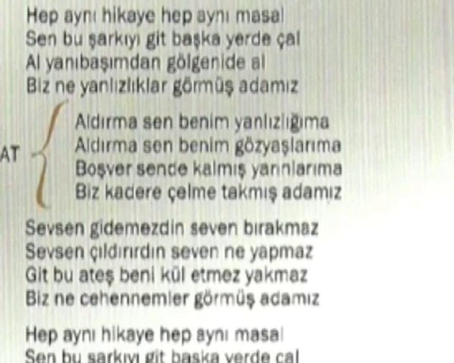 İBRAHİM TATLISES - BİZ NE AYRILIKLAR GÖRMÜŞ ADAMIZ!..